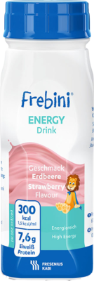 FREBINI Energy Drink Erdbeere Trinkflasche