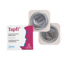 TAPFI 25 mg/25 mg wirkstoffhaltiges Pflaster